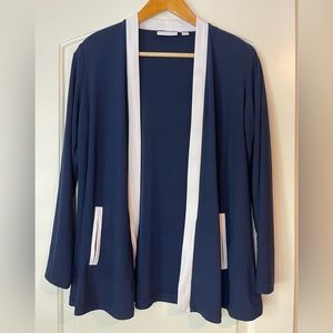 Susan Graver navy cartigan